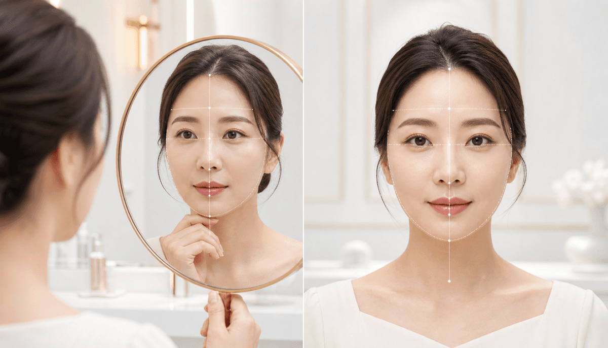 얼굴 비대칭 자가진단법 5가지와 에스테틱 관리 과정 — 거울만으로 확인하는 방법